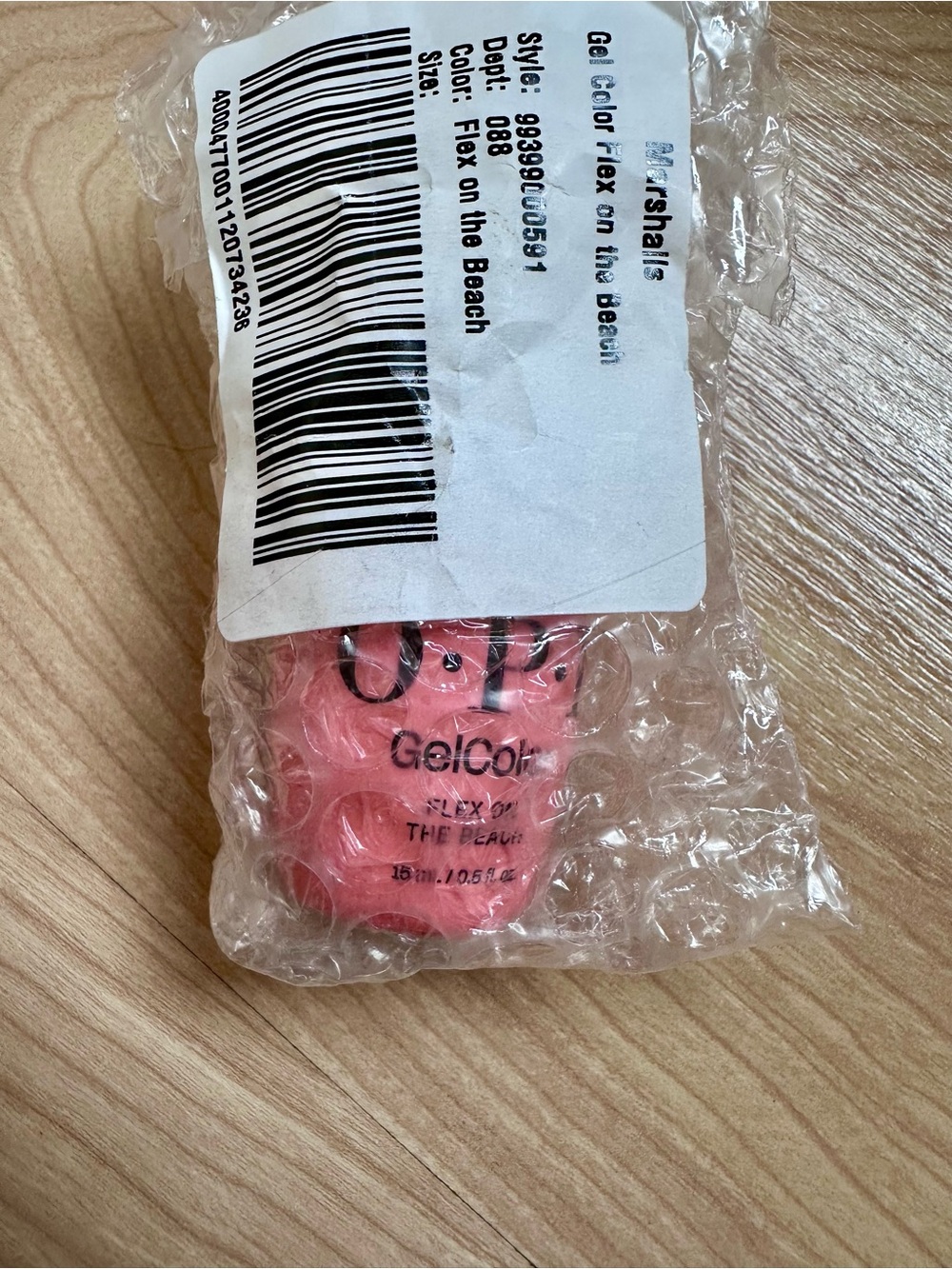 BNWT OPI GelColor 'Flex on the Beach' Pink Gel Polish